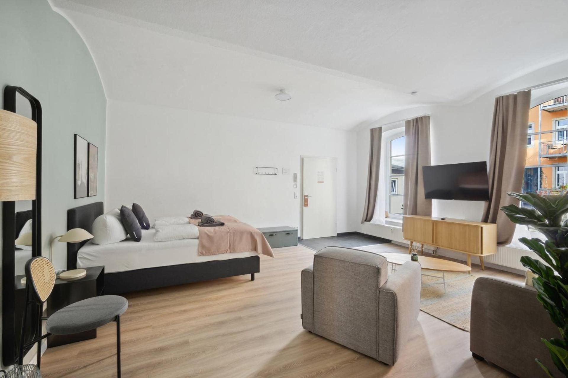 Limehome Dresden Jordanstrasse Rum bild